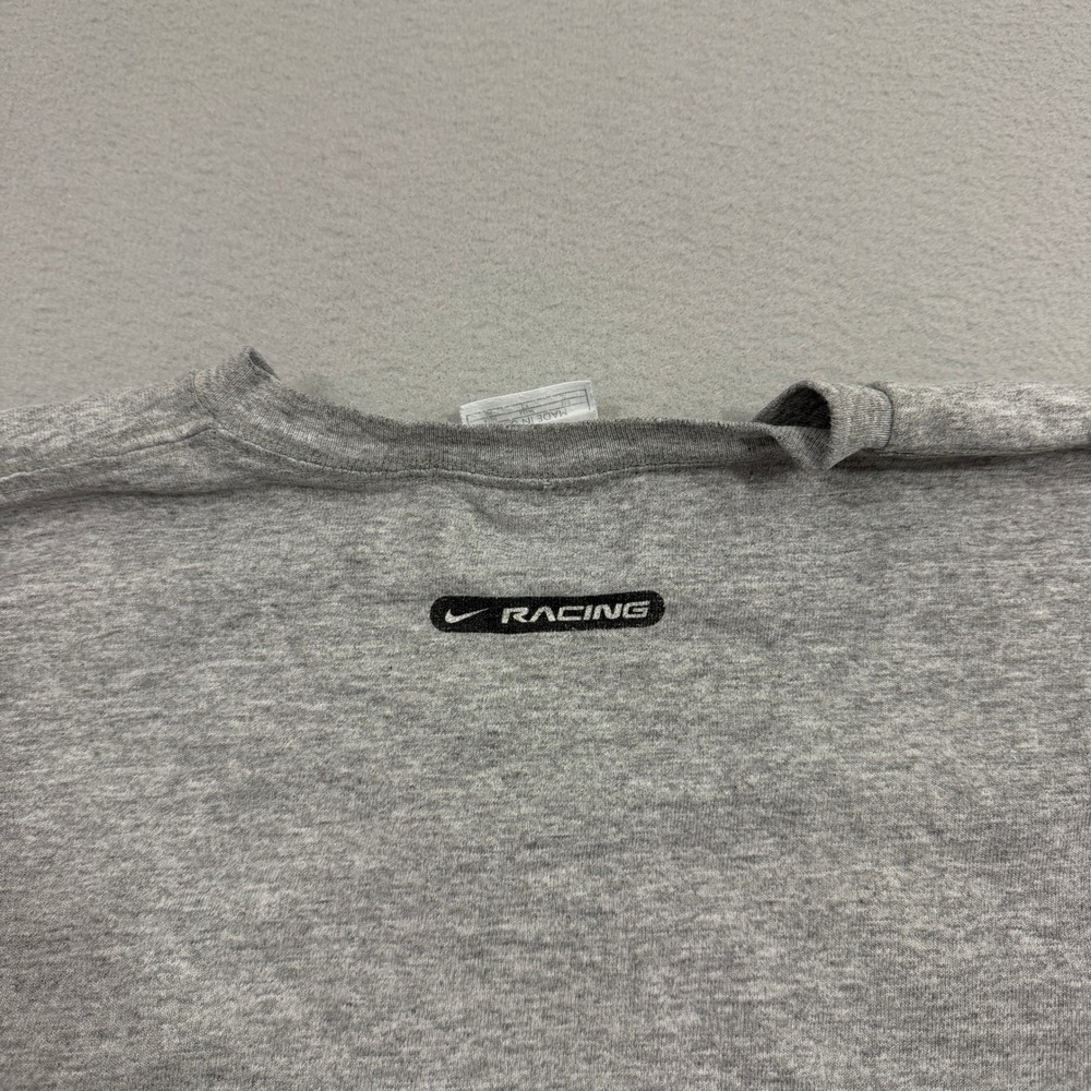 Vintage Nike Joe Gibbs Racing Graphic Shirt Men's Xl Gray Racing Made In Usa View 6